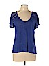 Eyeshadow Blue Short Sleeve Top Size L - photo 1