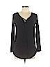 Aerie Black Long Sleeve Top Size M - photo 1