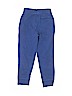 Hanna Andersson 100% Cotton Solid Blue Sweatpants Size 6 - 7 - photo 2