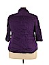 Lane Bryant Outlet Purple 3/4 Sleeve Button-Down Shirt Size 22 - 24 Plus - photo 2