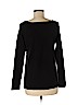 Valerie by Valerie Stevens 100% Pima Cotton Black Pullover Sweater Size M (petite) - photo 2