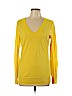 Club Monaco 100% Cotton Yellow Pullover Sweater Size L - photo 1