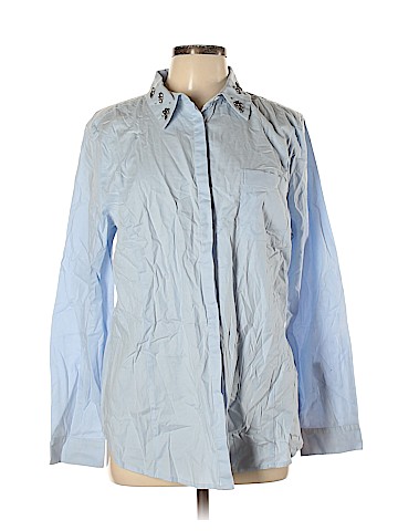 Ann Taylor LOFT Long Sleeve Button-Down Shirt (view 1)