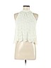 Fire Los Angeles Ivory Sleeveless Blouse Size M - photo 1