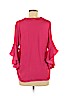 Zara 100% Polyester Pink Long Sleeve Blouse Size M - photo 2