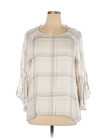 LC Lauren Conrad 3/4 Sleeve Top (view 1)