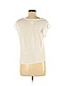 H&M 100% Linen White Short Sleeve Blouse Size M - photo 2