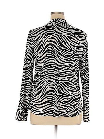 Dana Buchman Long Sleeve Button-Down Shirt (view 2)