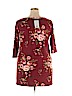 PIPHANY Burgundy Casual Dress Size 2X - photo 2