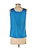 Banana Republic 100% Polyester Blue Sleeveless Blouse Size XS (petite) - photo 2