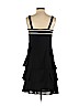 Ann Taylor LOFT 100% Polyester Black Casual Dress Size 4 (petite) - photo 2