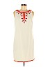 Ann Taylor 100% Polyester Ivory Casual Dress Size 8 (petite) - photo 1
