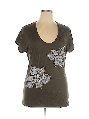 New York & Company Short Sleeve Top (view 1)