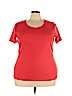 Lauren by Ralph Lauren Red Short Sleeve T-Shirt Size 3X - photo 1