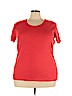 Lauren by Ralph Lauren Red Short Sleeve T-Shirt Size 3X - photo 1