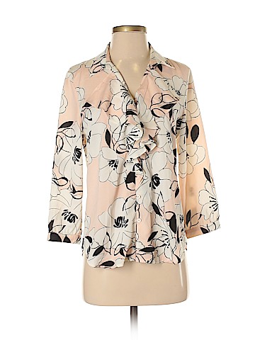 Karl Lagerfeld Paris 3/4 Sleeve Blouse (view 1)