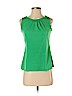 Banana Republic 100% Polyester Green Sleeveless Blouse Size XS (petite) - photo 1