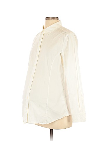 Gap - Maternity Long Sleeve Button-Down Shirt (view 1)