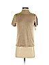 Valerie by Valerie Stevens 100% Silk Tan Short Sleeve Silk Top Size S (petite) - photo 1