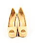 Jimmy Choo 100% Patent Leather Tan Wedges Size EU 40 - photo 2