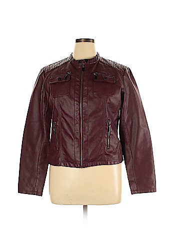 New York & Company Faux Leather Jacket (view 1)