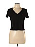 Charlotte Russe Black Short Sleeve T-Shirt Size L - photo 1