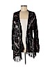 Lucky Brand Black Cardigan Size M - photo 1