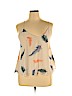 Rory Beca 100% Polyester Ivory Sleeveless Blouse Size L - photo 1