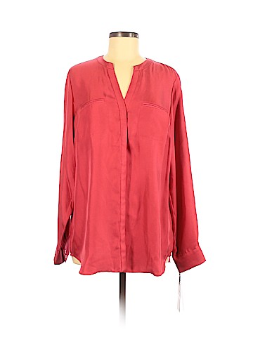 Worth New York Long Sleeve Silk Top (view 1)