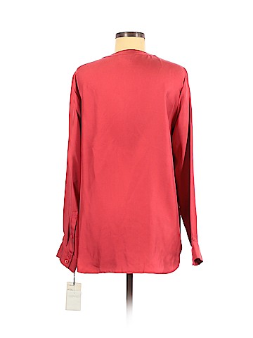 Worth New York Long Sleeve Silk Top (view 2)