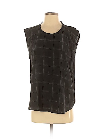 ALLSAINTS Short Sleeve Silk Top (view 1)