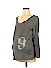 Gap - Maternity 100% Pima Cotton Gray Long Sleeve T-Shirt Size L - photo 1