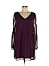 Charlotte Russe 100% Polyester Purple Casual Dress Size M - photo 1