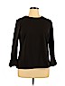 Ann Taylor Black Long Sleeve Blouse Size XL - photo 1