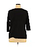 Ann Taylor LOFT 100% Cotton Black Long Sleeve T-Shirt Size XL - photo 2