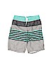 Old Navy 100% Polyester Stripes Teal Board Shorts Size 5 - photo 1