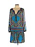 Hale Bob 100% Silk Blue Casual Dress Size L - photo 1