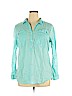 Old Navy 100% Cotton Blue Long Sleeve Button-Down Shirt Size XL - photo 1