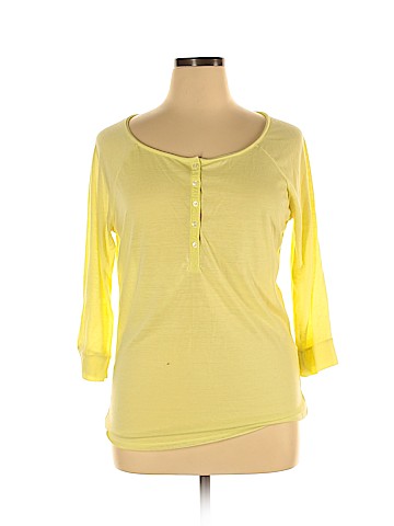 American Eagle Outfitters Long Sleeve Henley (view 1)