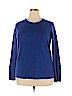 Halogen 100% Cashmere Blue Cashmere Pullover Sweater Size XXL - photo 1