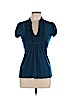 Heart Soul Blue Short Sleeve Top Size L - photo 1