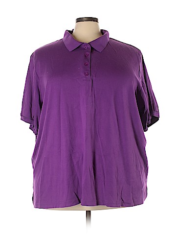 Woman Within Short Sleeve Polo (view 1)