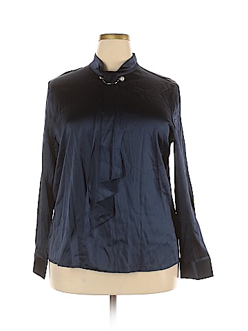 LILYSILK Long Sleeve Silk Top (view 1)