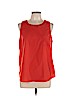 Mossimo Orange Sleeveless Blouse Size L - photo 1
