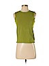 August Silk Green Sleeveless Top Size S (petite) - photo 1