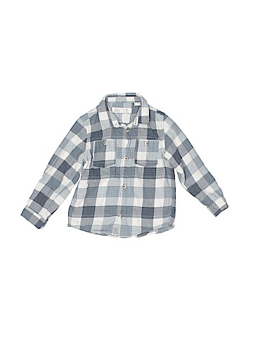 Zara Baby Long Sleeve Button-Down Shirt (view 1)