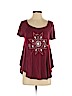 American Eagle Outfitters Burgundy Short Sleeve Top Size XS - Sm - photo 1