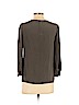 Marc by Marc Jacobs 100% Silk Gray Long Sleeve Silk Top Size 2 - photo 2