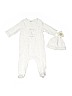Little Me 100% Cotton Print White Long Sleeve Outfit 3-6 MO / 6 MO - photo 1
