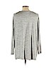 Topshop Gray Long Sleeve Top Size 10 - photo 2